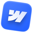 A 3d Icon of webflow logo